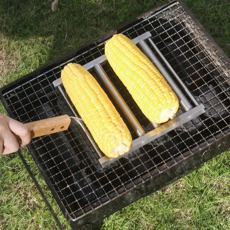 BBQ Hot Dog Griller Hot Dog Cook Rack Non-stick Hot Dog Cooking Tools