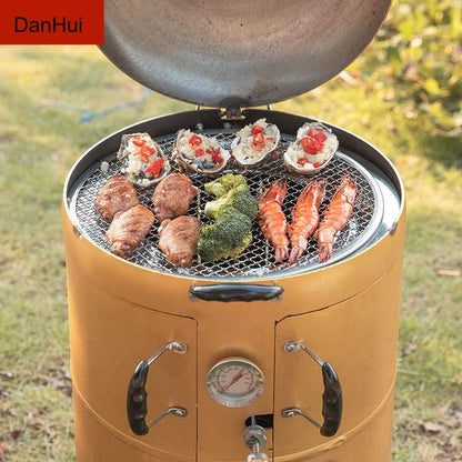 Hot selling Outdoor smokeless steel barbecue grill charcoal grill