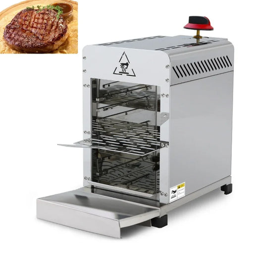 Electric 220/110V 1500W Griller BBQ Barbecue Grill Steak Machine with