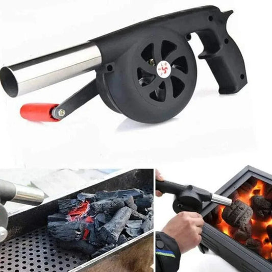 Hand BBQ Fan Outdoor BBQ Fan Air Blower For Barbecue Picnic Manual