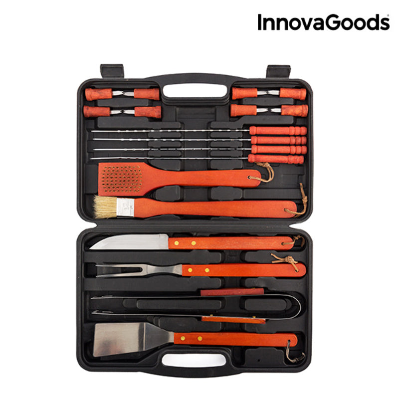 Barbecue Case Barbecase InnovaGoods 18 Pieces