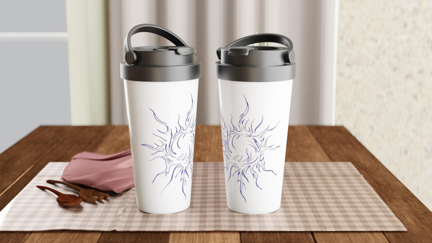 Stainless Steel Travel Coffee Mugs Sunburst